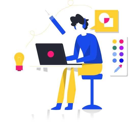 Ilustración Diseñador Gráfico